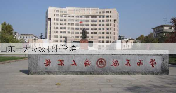 山东十大垃圾职业学院