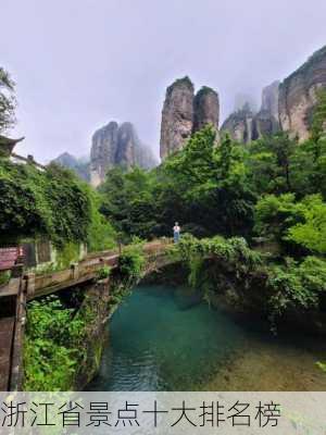 浙江省景点十大排名榜