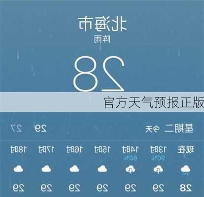 官方天气预报正版