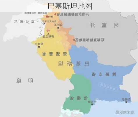 巴基斯坦地图