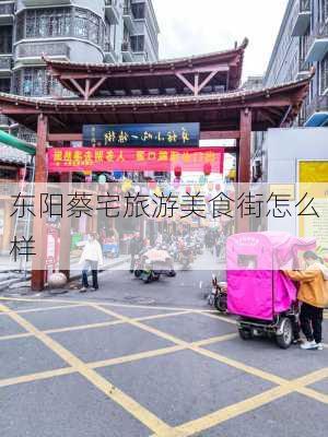 东阳蔡宅旅游美食街怎么样