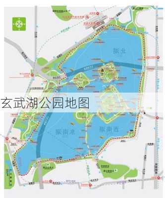 玄武湖公园地图