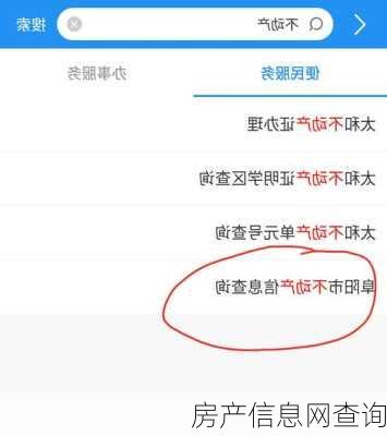 房产信息网查询