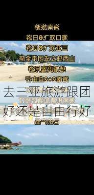 去三亚旅游跟团好还是自由行好