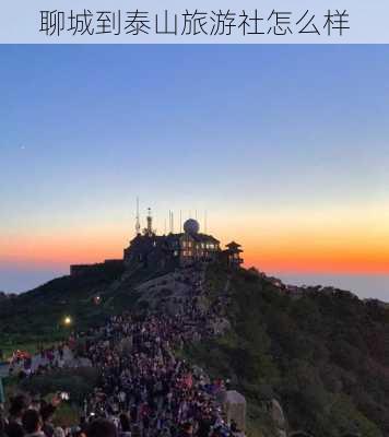 聊城到泰山旅游社怎么样