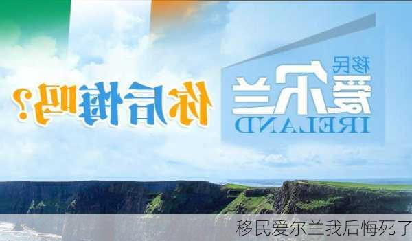 移民爱尔兰我后悔死了