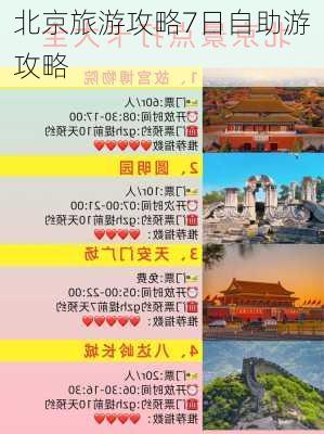 北京旅游攻略7日自助游攻略