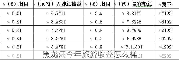 黑龙江今年旅游收益怎么样