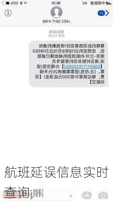 航班延误信息实时查询