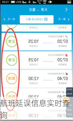 航班延误信息实时查询