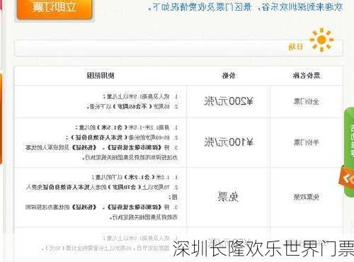 深圳长隆欢乐世界门票