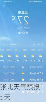 张北天气预报15天