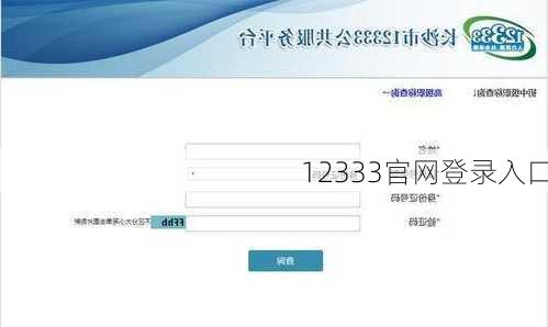 12333官网登录入口