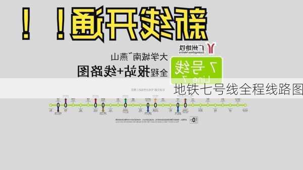 地铁七号线全程线路图