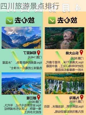 四川旅游景点排行