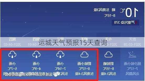 运城天气预报15天查询