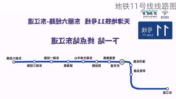 地铁11号线线路图