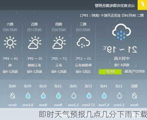 即时天气预报几点几分下雨下载