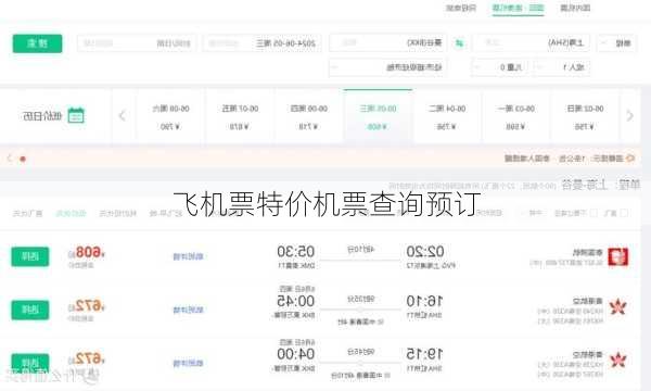 飞机票特价机票查询预订