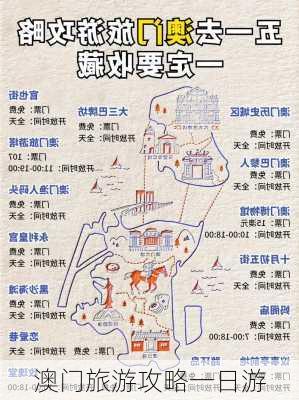 澳门旅游攻略一日游