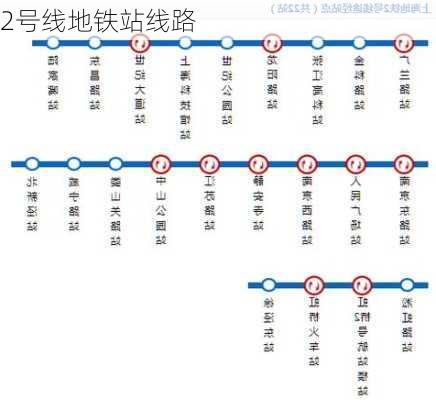 2号线地铁站线路