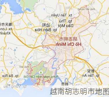 越南胡志明市地图